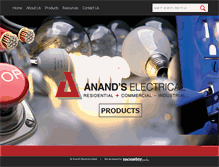 Tablet Screenshot of anandselectrical.com